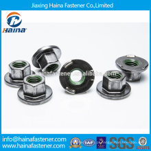 China supplier Melhor preço Aço inoxidável / aço carbono Porcas de solda hexágono com flange